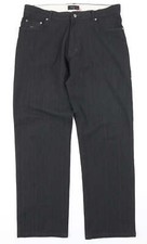 Jeff & Co Mens Grey Polyester