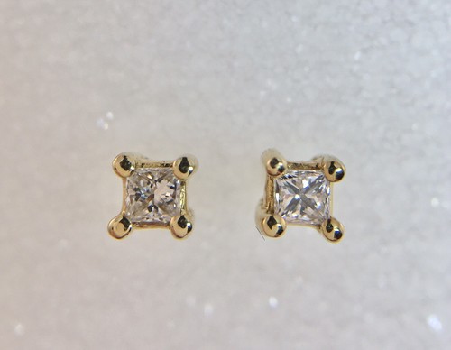 18ct yellow gold princess - gold,