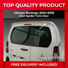FITS CITROEN BERLINGO 12>18 TWIN DOOR REAR SPOILER WING PU NOT CHEAP FIBREGLASS