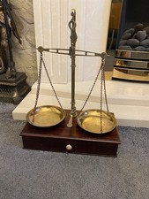 Antique Brass Scales With