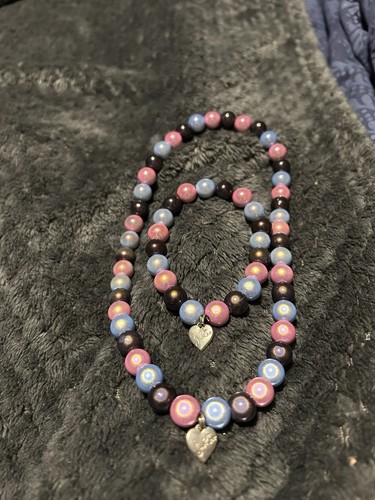 Disco bead necklace bracelet - bead, &