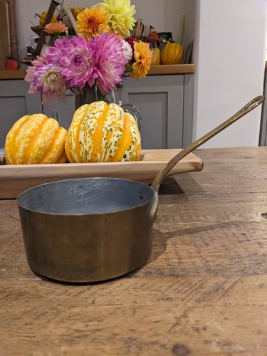 Vintage french brass copper - vintage,