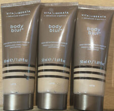 3x Vita Liberata Body Blur High Definition Body Makeup 50ml "Latte" Free P&P New