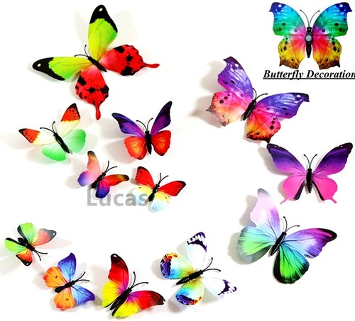 12pcs butterfly wall - 12pcs,