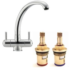 Franke Zurich (Post 2013) Tap Cartridge Valve Compatible Pair SP3819 3819R