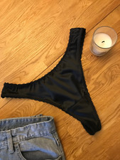 Womens satin underwear ~ Navy