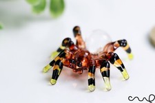 Handmade Small Brown Glass