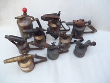 Vintage Brass Blow Lamps etc x