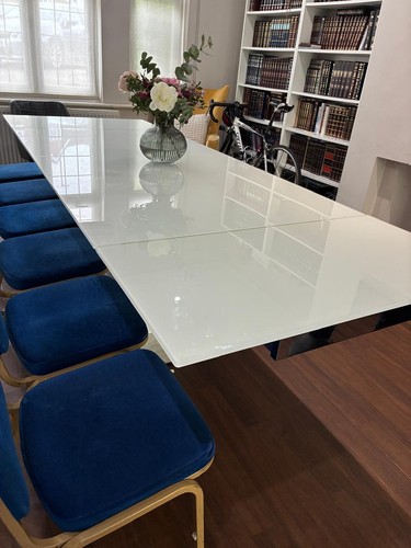 Calligaris glass table seats - calligaris,