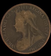 1899 Queen Victoria One Penny