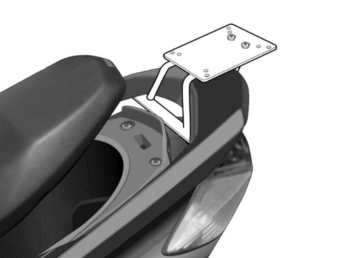 Shad top box - shad, rear