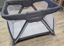 Nuna Sena Aire Dual Height Travel Cot with Carry Bag - Graphite Grey