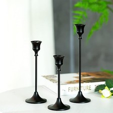 3PCS Gold Candle Holders Set