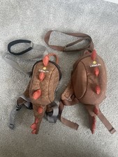 X2  Little Life Kids Dinosaur Backpack Bag Safety Reins / Harness safety toddler