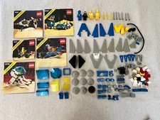 Vintage 1980s Space Lego Instructions and spares - some rare pieces included