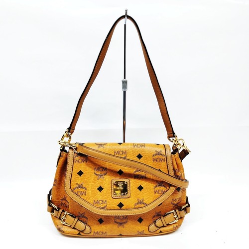 Mcm hand bag brown pvc - hand,