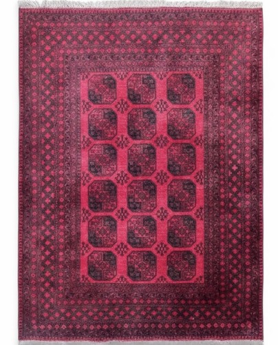 Large hand knotted afghan - large,