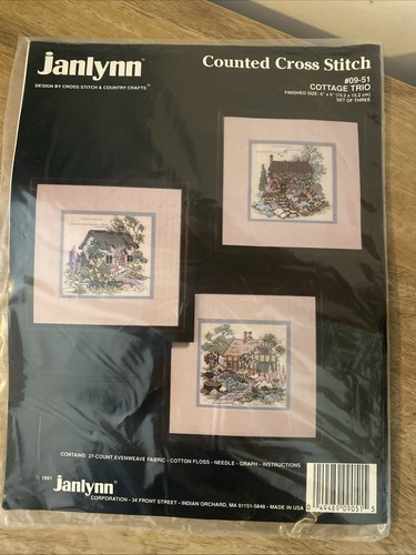 Janlynn counted cross stitch - janlynn,