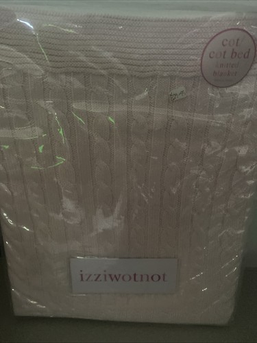 Izziwotnot pink baby blanket - pink,