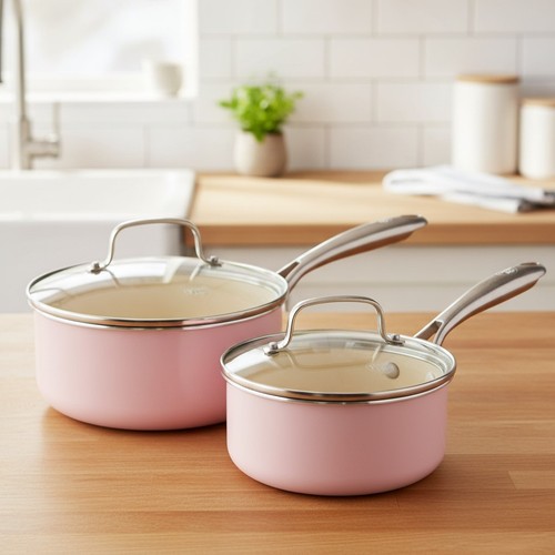 Artizan pink ceramic non - pink, non-stick