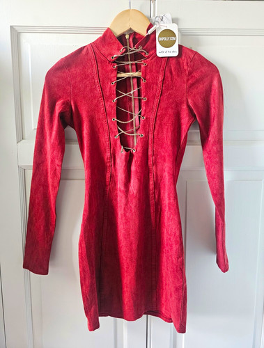 Polly size red suede - oh, 10