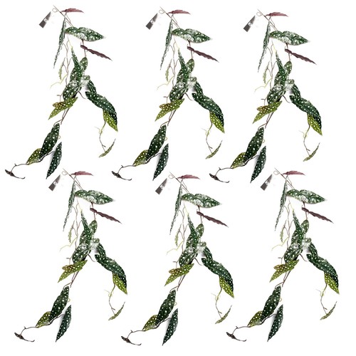 Artificial hanging begonia - 6x,
