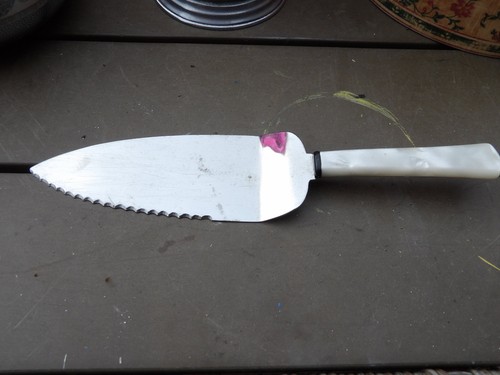 Vintage stainless steel pie - vintage,