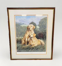 Yellow Labradors By Nigel Hemming Numbered 155 of 850 - Mounted & Framed