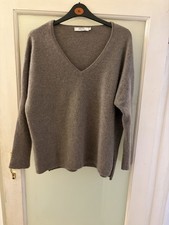 London Cashmere Company Women’s Cashmere Jumper Brown Size M