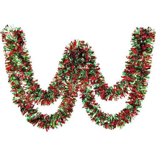 Christmas tinsel garland - christmas,