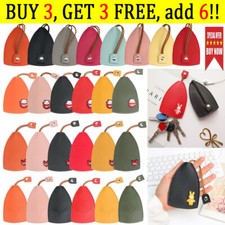 Women Cartoon Leather Key Holder Case Keychain Pouch Bag Car Wallet Key Ring 1x