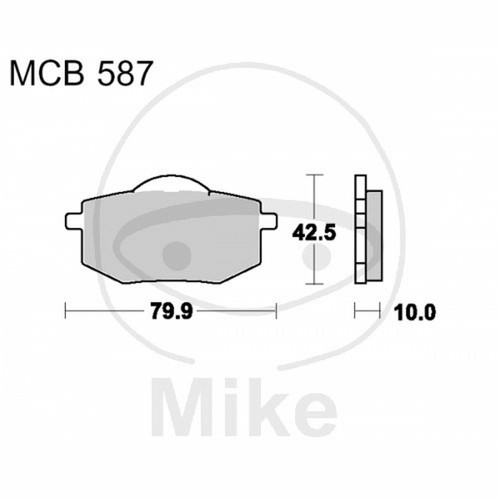 Brake pads std trw lucas - std,