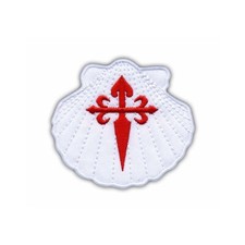 White Shell with red Cross -
