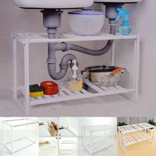 2-Tier White Under Sink