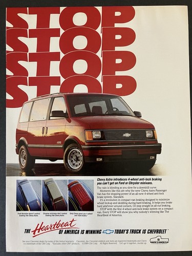 1989 chevrolet chevy astro van - 1989,