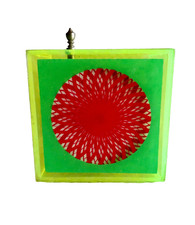 mUSIC BOX NEON LUCITE PSYCHEDELIC POP ART MOVEMENT WORKING VINTAGE neocurio