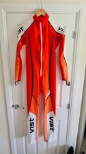 Vist Mens Downhill Ski Race Suit Spandex Speedsuit Size Large