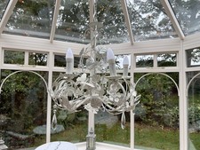 Chandelier Leaf Styled Ceiling Candle 5 Light