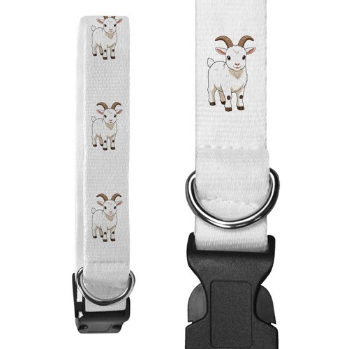 Cartoon goat dog - goat', collars
