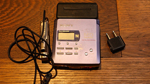 Sony walkman r55 blue - sony, mz-r55