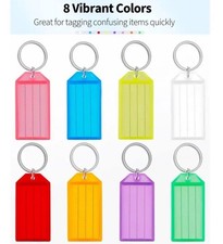 Plastic Key Click Tags Labels