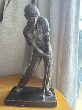 Golfer Statue Home Decor Prop