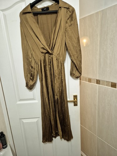 Next gold pleated occasion - pleated,