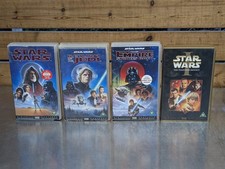 STAR WARS VHS MOVIES 4no Tape