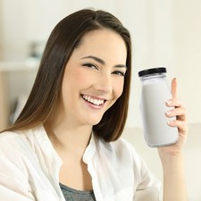  4 Pcs Milk Bottles with Lids Glass Jugs Breastmilk Collection Gallon