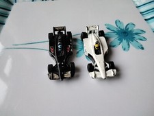 Hot Wheels F1 Cars White & Black McDonalds Happy Meal Promotional Toy 2000 /01