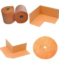 Wet room shower tanking tape corners and pipe collars fleece waterproof membrane