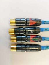 Neutrik ProFi Phono (RCA) with nylon braided triaxial cable