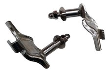 ukscooters LAMBRETTA CHROME FRONT DAMPER FIXING LOWER BOLT GP/LI/TV/SX BRACKETS