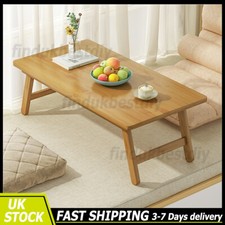 Bamboo Foldable Tatami Coffee Table Low Table Study Desk End Table Japanese